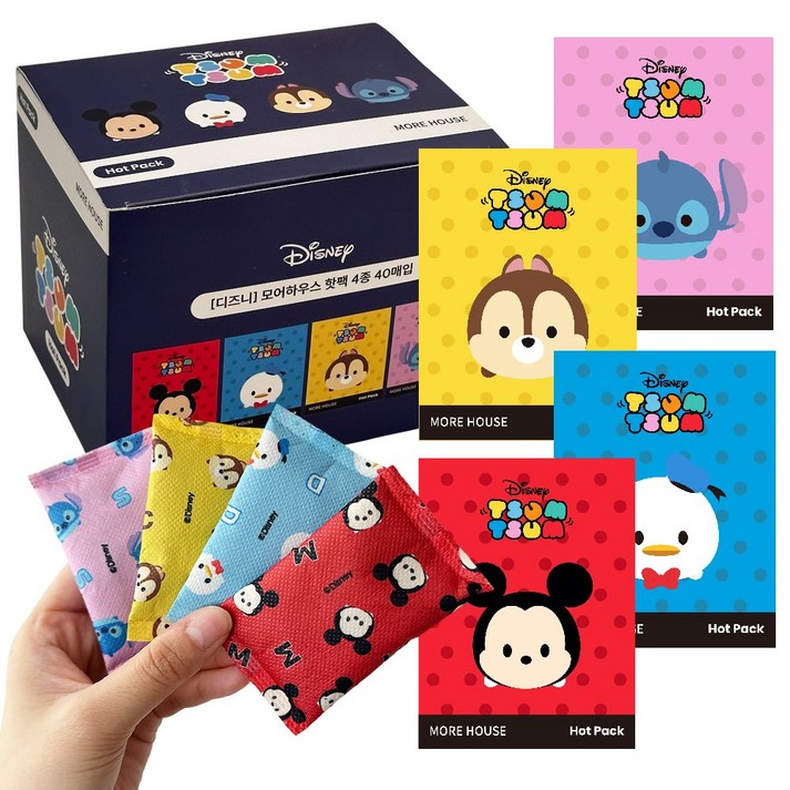 KC인증 디즈니 캐릭터 어린이 미니 핫팩 30g