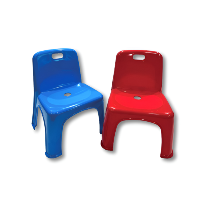 [나코] 미니의자 등받이 좌식 짧은 낮은 간이 플라스틱의자 신생아 목욕의자, 스카이블루, 1개