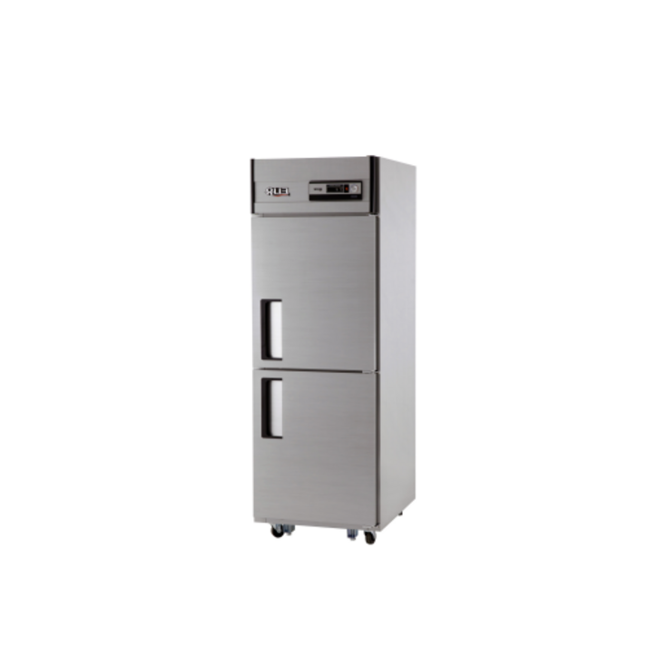 냉장고4도어 [유니크대성] 25BOX 내부스텐 기존 (냉동1칸/냉장1칸) UDS-25RFAR 아날로그 직냉식 업소용냉장고