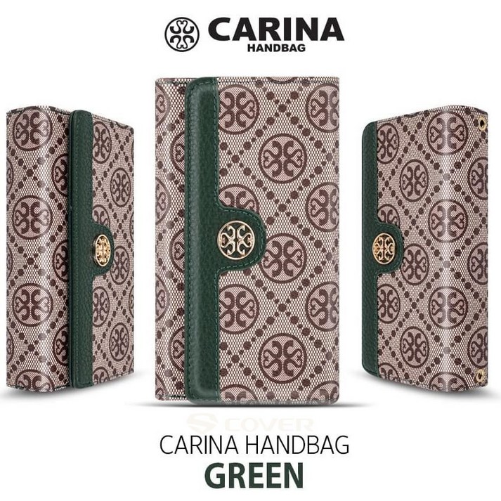 VESTIA카리나 핸드백 지퍼 지갑 카드 지폐 동전 수납 다이어리 케이스 경량 롱체인 스트랩