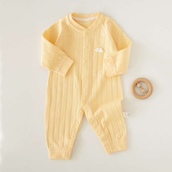 에뜨람 KC인증 순면 아기 실내 우주복 긴팔 내의 신생아 바디수트 내복 잠옷 배앓이방지 봄 여름 가을 겨울 바디슈트 출선준비물 백일