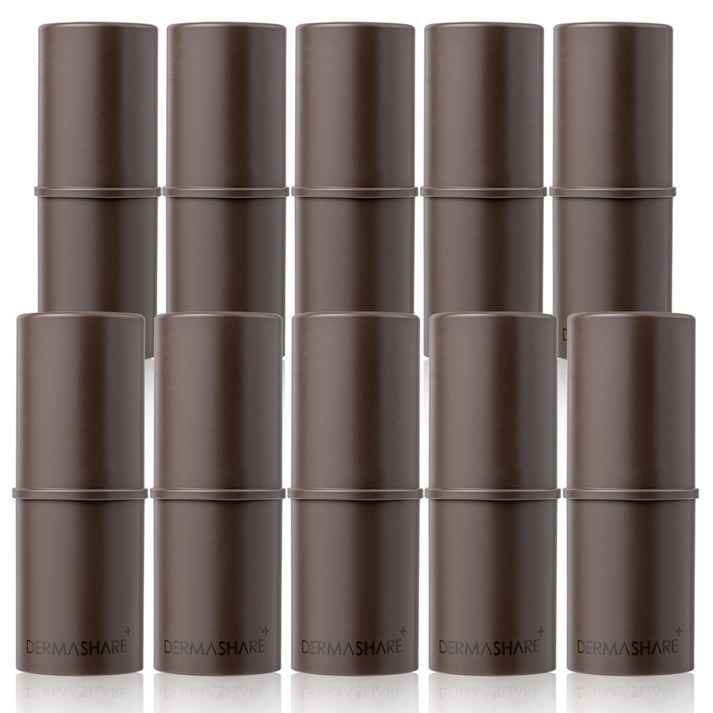 더마쉐어 비건 퍼퓸 밤 카모 브라운 고체향수 멀티스틱, 10개, 7g