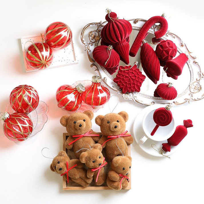 크리스마스 트리 꾸미기 장식 오너먼트 디셈버 장식세트