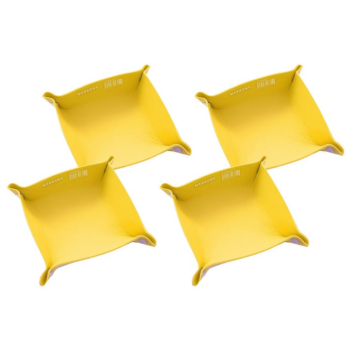 마롱즈 펠트 트레이 미디움, 옐로우, 4개