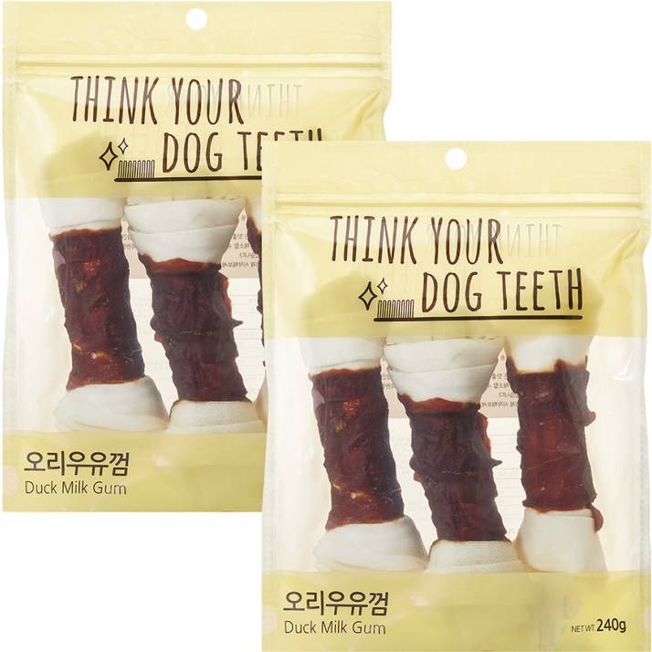 띵크유어도그티 강아지 딩고 우유껌 대형 3p
