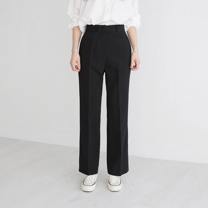 앤드스타일 여성용 숏/롱 기장 스판 일자핏 슬랙스 264346