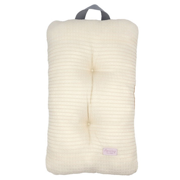 패리스독 반려동물 와이드 유모차 시리즈 쿠션, 아이보리, 1개