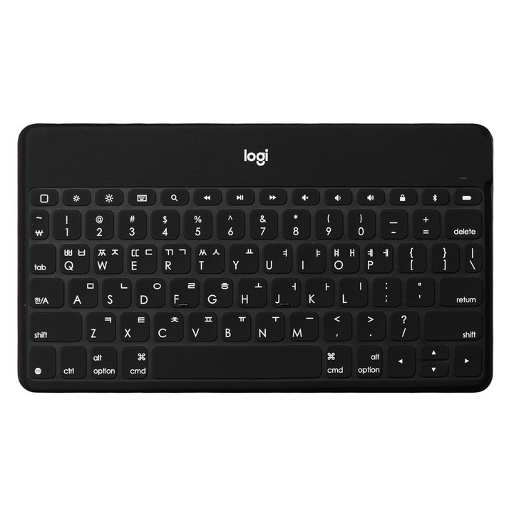 로지텍코리아 KEYS TO GO 애플 호환 블루투스 무선 텐키리스 키보드