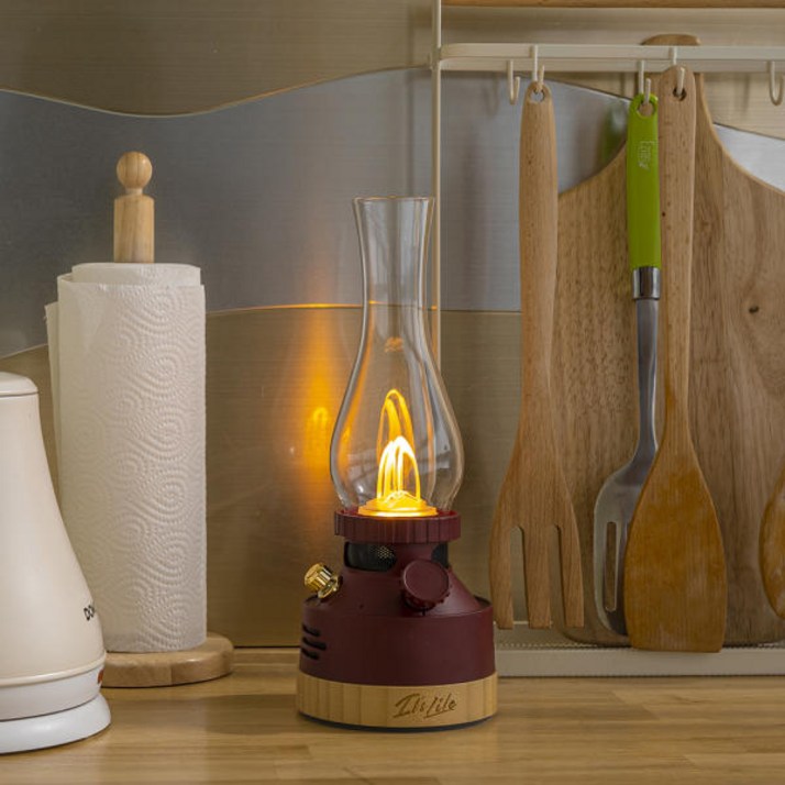 이츠라이프 레트로 블루투스 스피커 충전식 LED 캠핑 랜턴