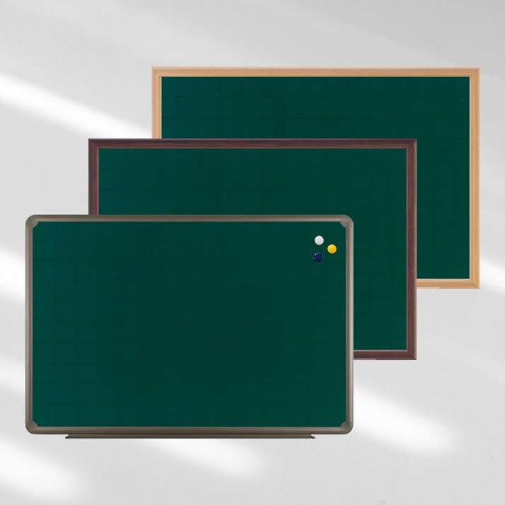 제일교구 자석 청칠판 소형 분필칠판 학교 학원 가정용 강의실 하고로모 벽걸이보드 다양한사이즈, 1개