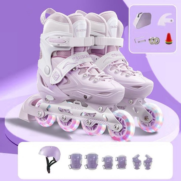 롤러블레이드 성인아동용 콤보 세트 인라인 스케이트  가방  헬멧  보호대 풀세트 롤러브레이드 스케이트