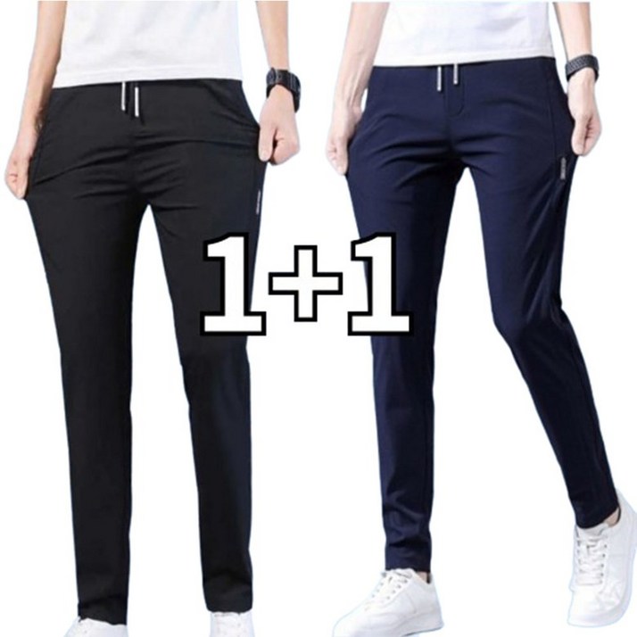남자용 바지 밴딩 1+1 팬츠