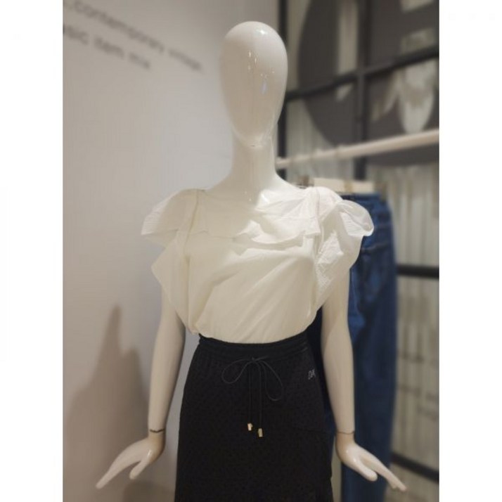 백화점 [DEWL] 프릴넥 블라우스 D242MSC046 아울렛