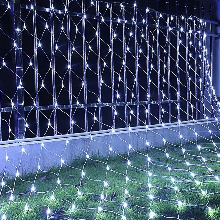 크리스마스 트리킹 LED 24V 그물롱네트 캠핑 줄조명 와이어전구 256구, 전구추가-백색(연결용), 1개