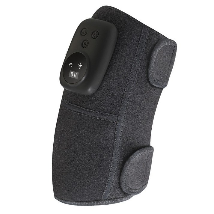 무선 온열 진동 안마기 어깨 무릎 겸용 무릎 보호대 쑥뜸 마사지기