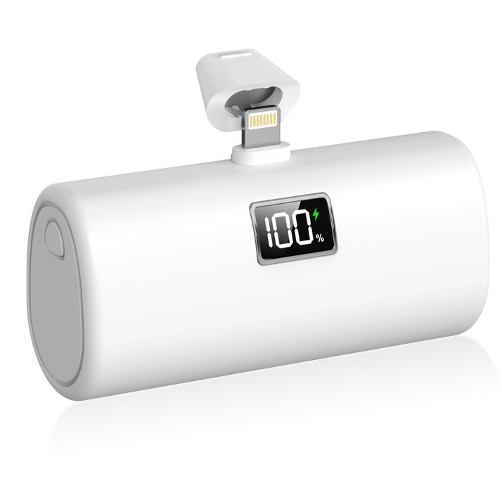 YINTO 도킹형 고속충전 PD 20w 일체형 휴대용 미니 보조배터리 8핀