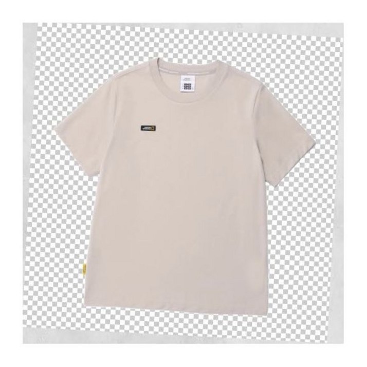 내셔널지오그래픽 N255UTS910 디 스몰로고 반팔 티셔츠 MOURNING BEIGE 251271 FE4684659-E2B