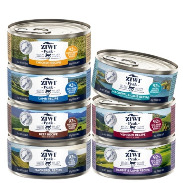 지위픽 캣 습식 고양이 주식캔 습식사료 혼합 7종