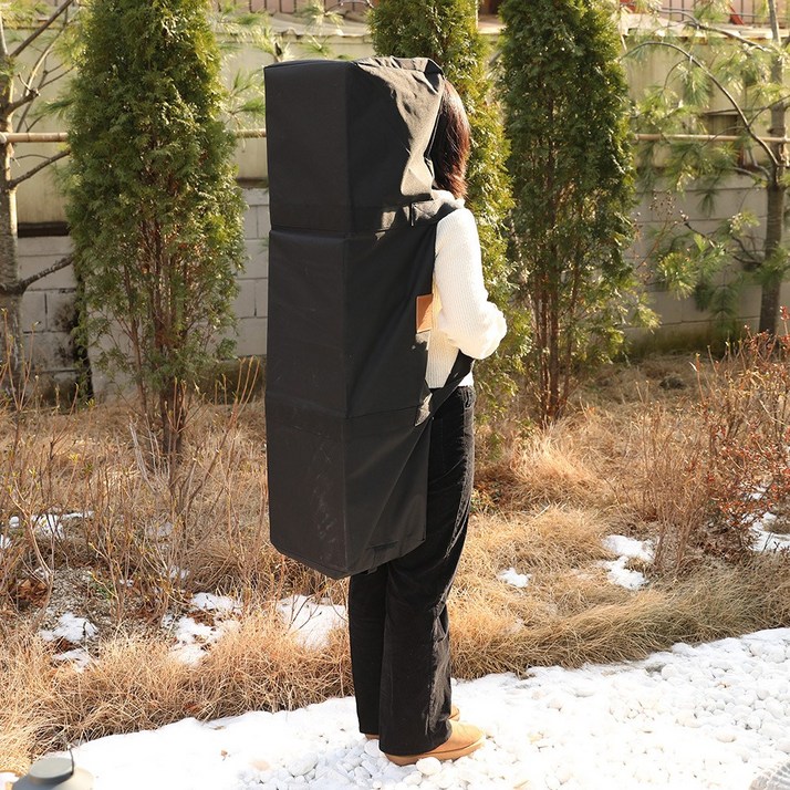 캠핑용 대형가방 멀티 다용도 수납 가방, 1개, 1단, 보관백 블랙