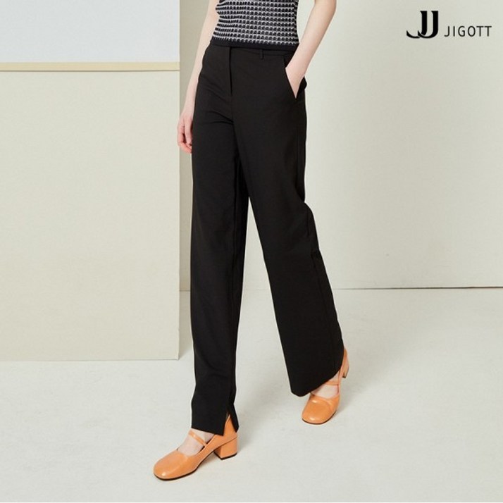 JJ지고트 스판 블렌드 롱 일자핏 팬츠 GN4P0SL40 JJ지고트 스판 블렌드 롱 일자핏 팬츠 GN4P0SL40