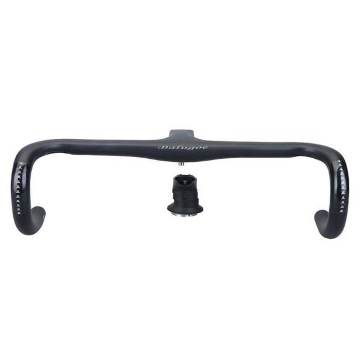 BALUGOE all-탄소 섬유 레이싱 카 핸들, 로드 바이크 에어로 통합 T800 은폐 내부 배선 UD + 보울 와셔