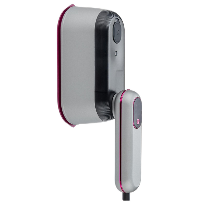 Richmagic 핸디형 다용도 다리미 접이식 휴대용 건습식 겸용 스팀 다리미, 그레이