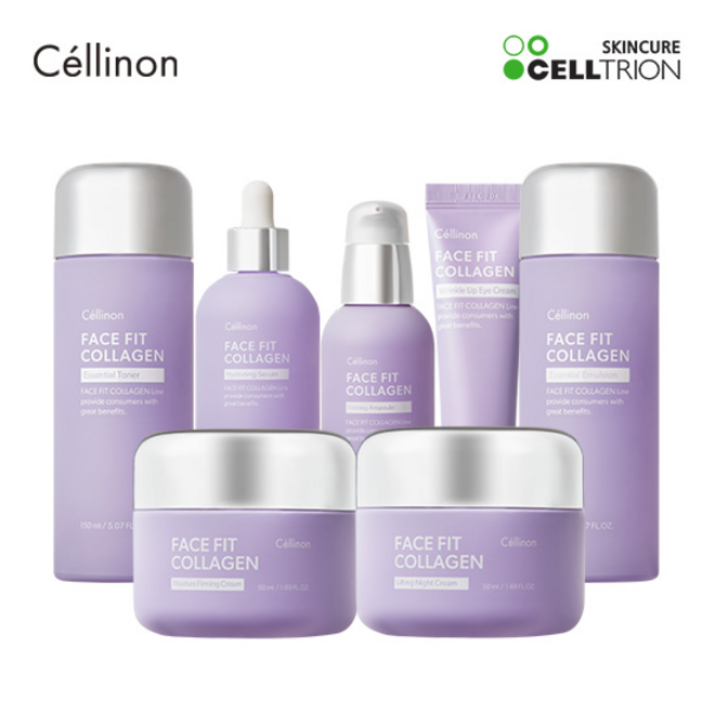 [한정수량]셀트리온 셀린온 페이스핏 콜라겐 스킨케어 7종세트 + 쇼핑백 기초 화장품세트