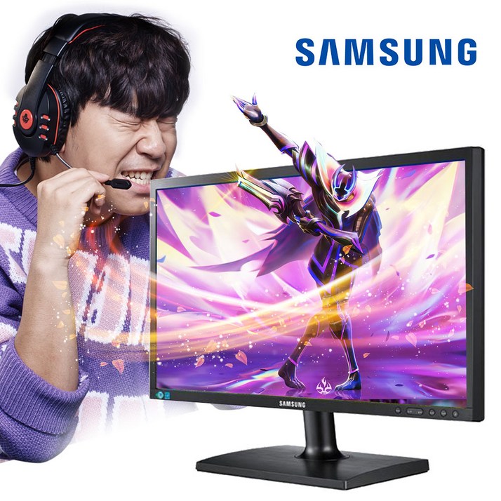 삼성전자 LS24C45 24형 LED 게임용 사무용 CCTV 모니터, LS24C45