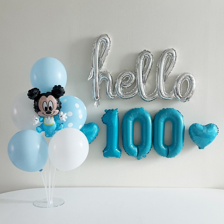미키마우스 미니마우스 기념일 파티 풍선세트