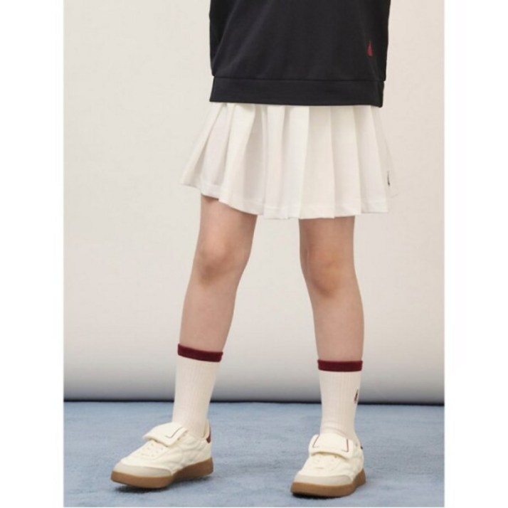 [빈폴키즈] [25FW 시즌오프 30%] 테니스 스커트 아이보리 (BI5727G010)
