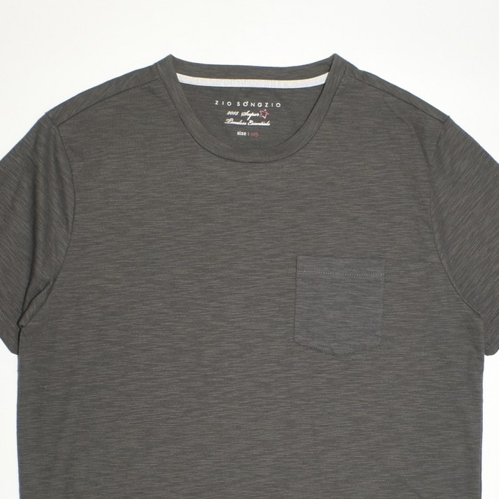 자바구제 4266.지오송지오 무지 라운드 반팔티셔츠/정품/ 105