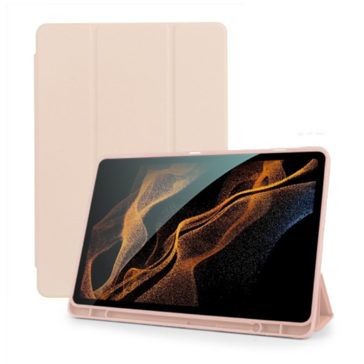 로랜텍 펜슬 수납 태블릿 케이스, 핑크, 1개