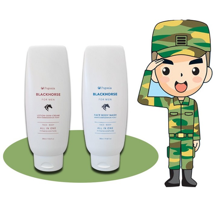 밀릭스 군대 올인원 기본 세트 훈련소 군입대 준비물 선물 스킨 로션 바디워시 선크림, 1개, 280ml 밀릭스 군대 올인원 기본 세트 훈련소 군입대 준비물 선물 스킨 로션 바디워시 선크림, 1개, 280ml