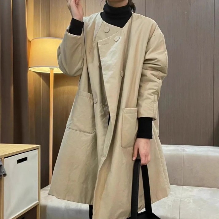 퀸앤조이 미녀77 아모린 노카라 얇은 패딩 하프 코트 퀸앤조이 미녀77 아모린 노카라 얇은 패딩 하프 코트