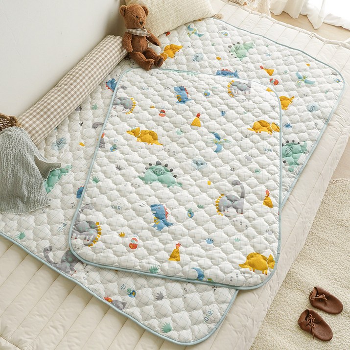 쁘리엘르 유아용 다이노 면 방수 패드