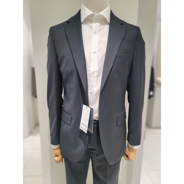 BON 25 SS  기본 새미 그레이 정장 세트 SOLID SUIT BNESJA022BNESPA122