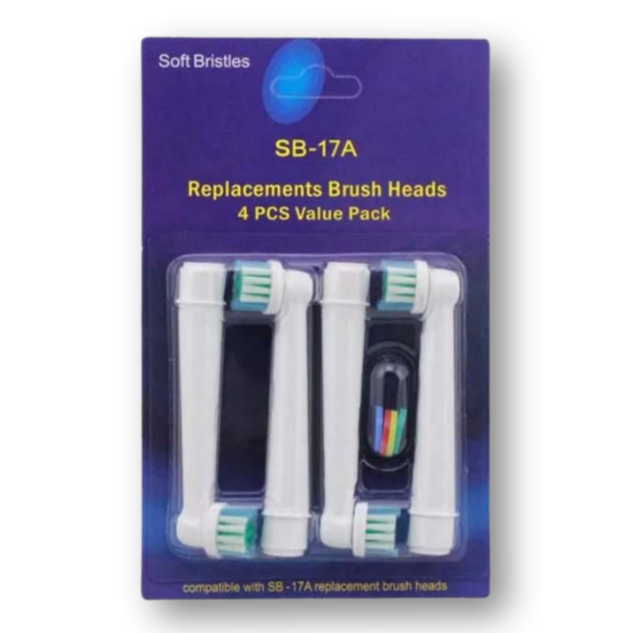 오랄비 호환가능 전동칫솔모 센서티브 리필모 4p, 1세트, 센서티브보급형
