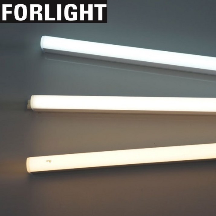포라이트 LED T5 천장등 1200mm 전구색(노란불빛) 간접조명 일반