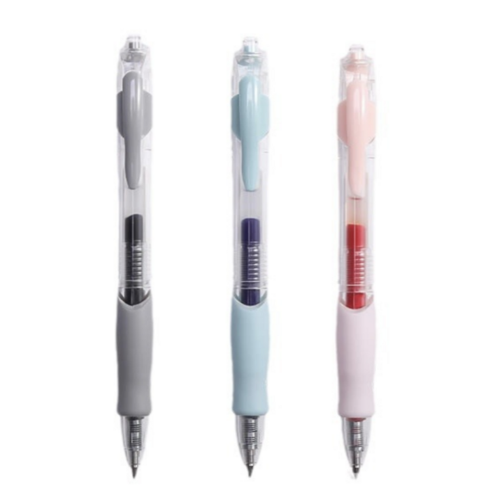 어스 젤잉크펜 0.38mm 노크식 볼펜 3P, 3개, 혼합