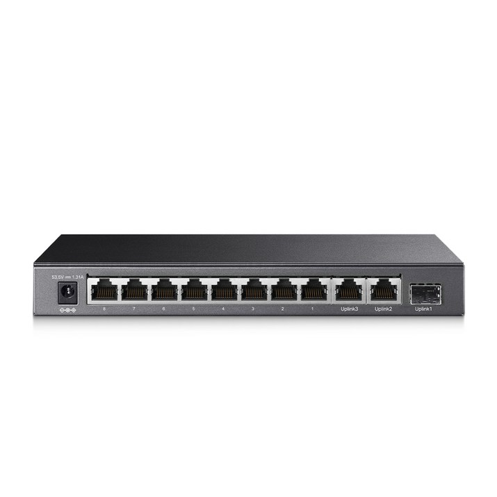 티피링크 TLSL1311P 8포트 PoE 스위칭허브 65W 2포트 기가비트 티피링크 TLSL1311P 8포트 PoE 스위칭허브 65W 2포트 기가비트