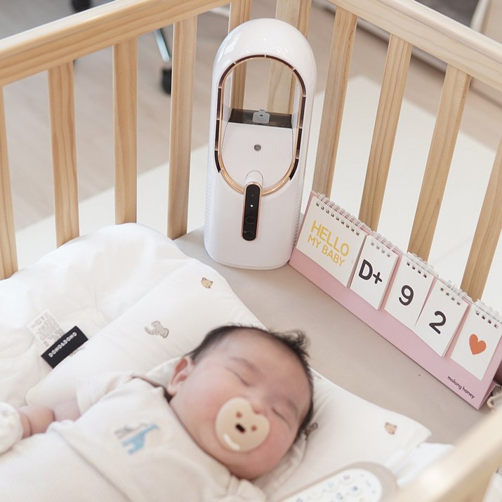 SARA 날개없는 무선 BLDC 저소음 탁상용 유아 아기 안전 선풍기