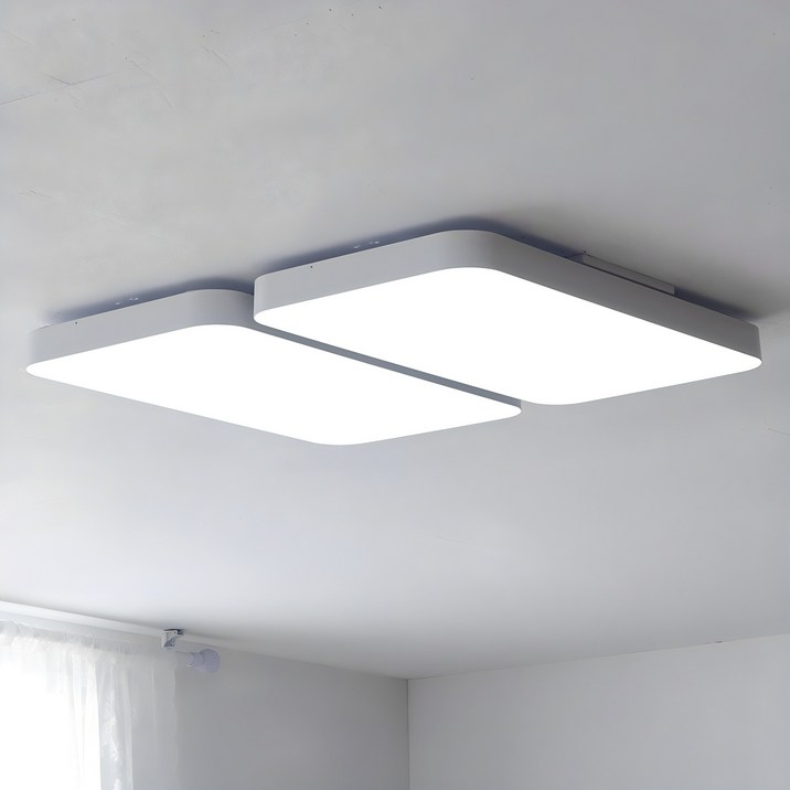 오스람 에버 LED 120W 거실등, 화이트 + 하얀빛