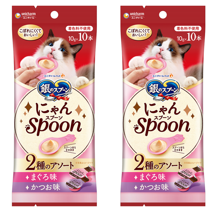 유니참긴노스푼 고양이 냥스푼 습식 간식 10개입
