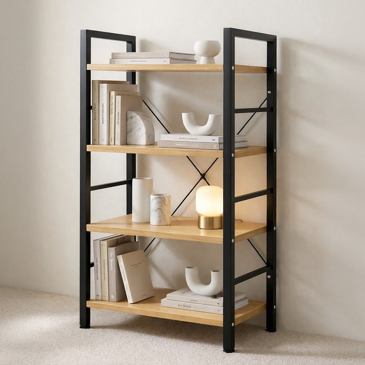 코멧 4단 책장선반