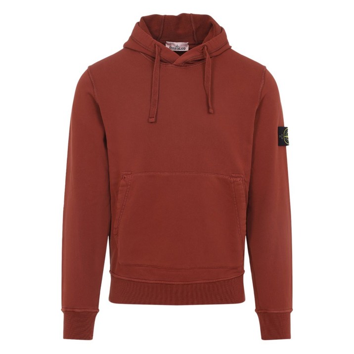 스톤 아일랜드 로고 디테일 후디