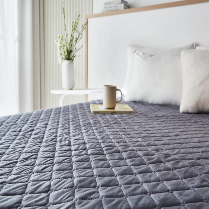 신규출시한일의료기 초극세사 프리미엄 탄소열선 전기요 그레이, 더블135x180cm, 그레이, 더블135x180cm