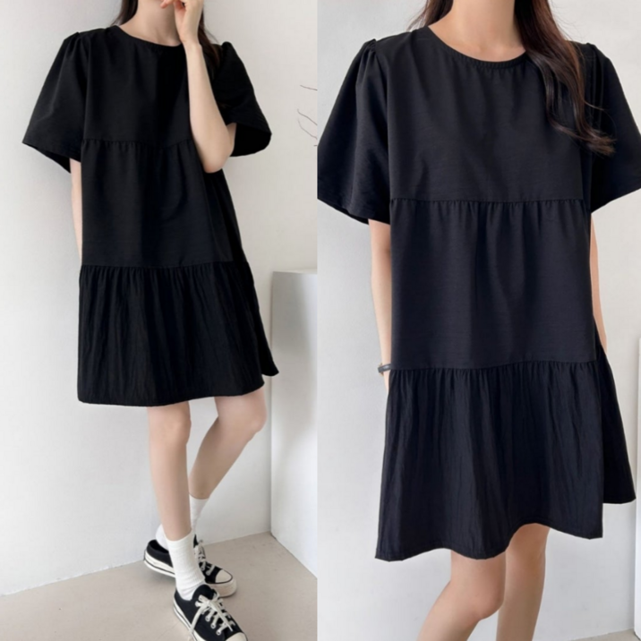 세브리 여성 국내생산 빅사이즈 여름 귀여운 살랑핏 캉캉 원피스