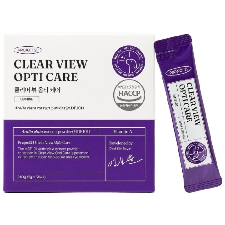 프로젝트21 강아지 옵티케어, 눈물개선/눈건강, 1개