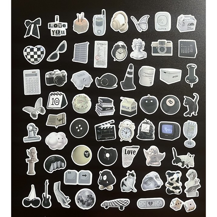 에코플렉트 캐리어 꾸미기 표시 소품 여행용 스티커 대형 방수스티커 빅스티커