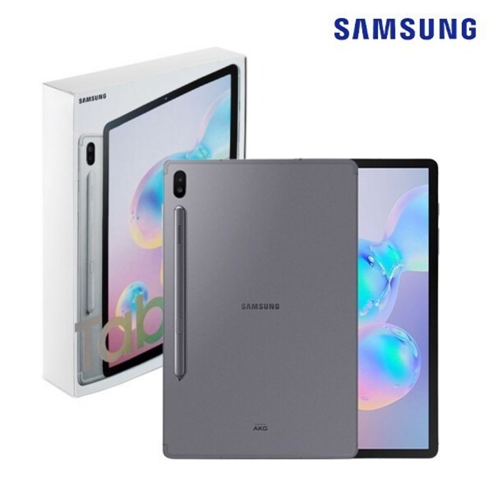 삼성전자 정품박스 S리퍼 갤럭시탭 S6 LTE+WiFi 128G SM-T865 그레 태블릿PC (구성품 : 정품박스 + 탭 + 정품S펜 + 충전기), Wi-Fi+Cellular, 128GB, 그레이